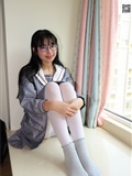 Love media No.005 JK uniform high school little sister, cotton stockings and silk stockings(119)